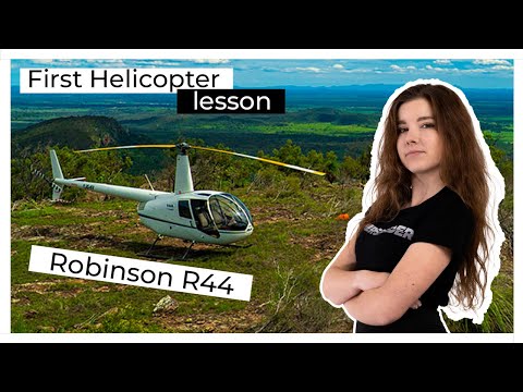 First Helicopter Lesson || Robinson R44 || MaiOnHigh