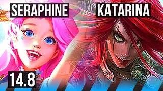 SERAPHINE vs KATARINA (MID) | 4/0/1 | NA Diamond | 14.8