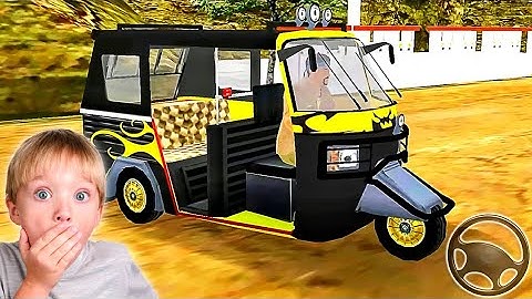 Tuk Tuk Auto Rickshaw Driving 3D - Realistic Pick and Drop Experience - Android Gameplay