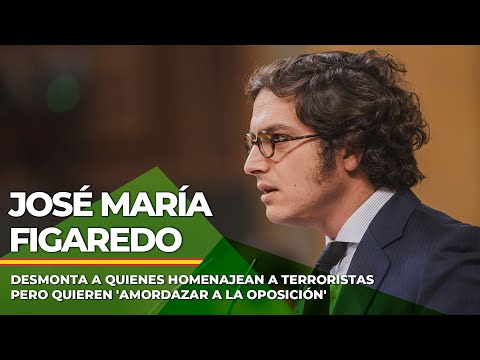 Figaredo desmonta a quienes homenajean a terroristas pero quieren 'amordazar a la oposición'