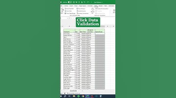 Data Validation in Excel‼️ #excel