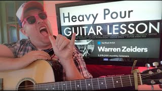 How To Play Heavy Pour - Warren Zeiders Guitar Tutorial (Beginner Lesson!)