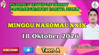 29th Sunday in Ordinary Time Psalms October 18, 2026 Year A || Lilian Sinaga