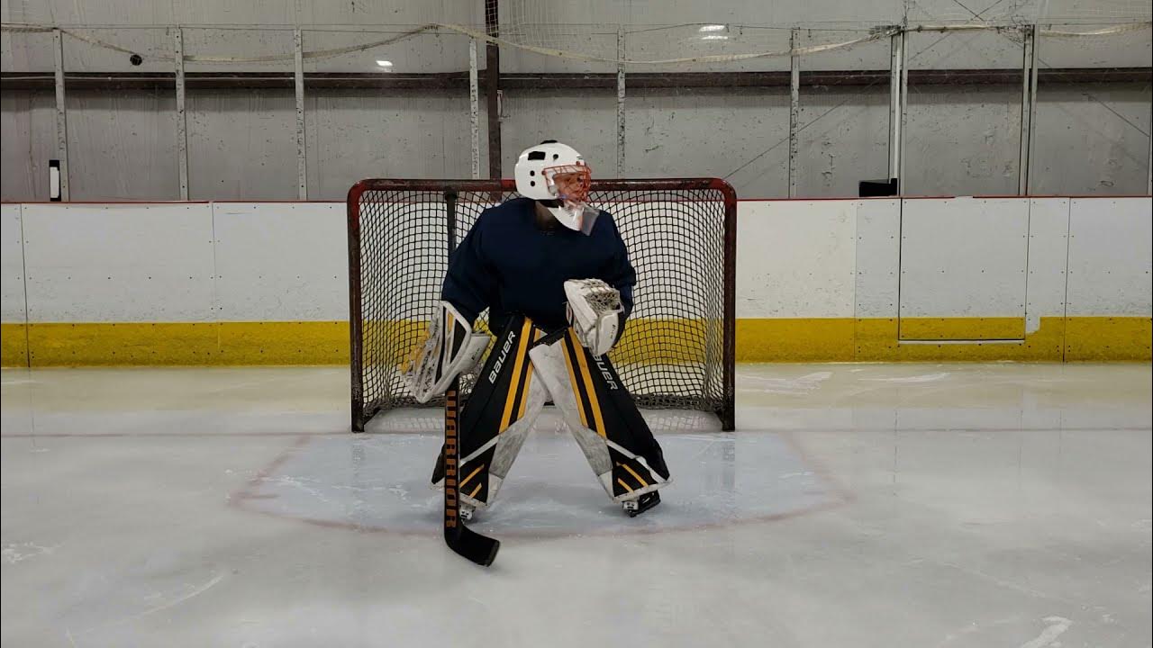 Private Goalie Training Lesson Footwork & Rebound Control Hockey