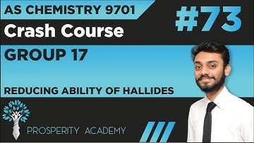 Reducing Ability of Hallides | Group 17 | 9701 AS Chemistry Urdu/Hindi
