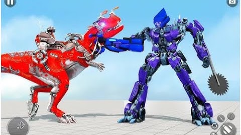 robot biến hình ô tô, khung long bắn súng/Dino Robot Car Game Flying Robot Transforming/game wfk