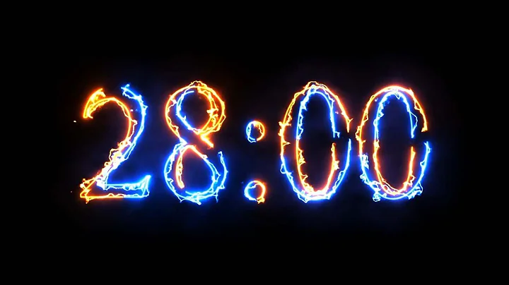 28 Minute Timer - 1680 seconds Timer - Clean & Simple [ELECTRIC]