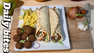 Home made Falafel recipe | Falafel | Falafel shawarma and crunchy @DailyBitescl6wi