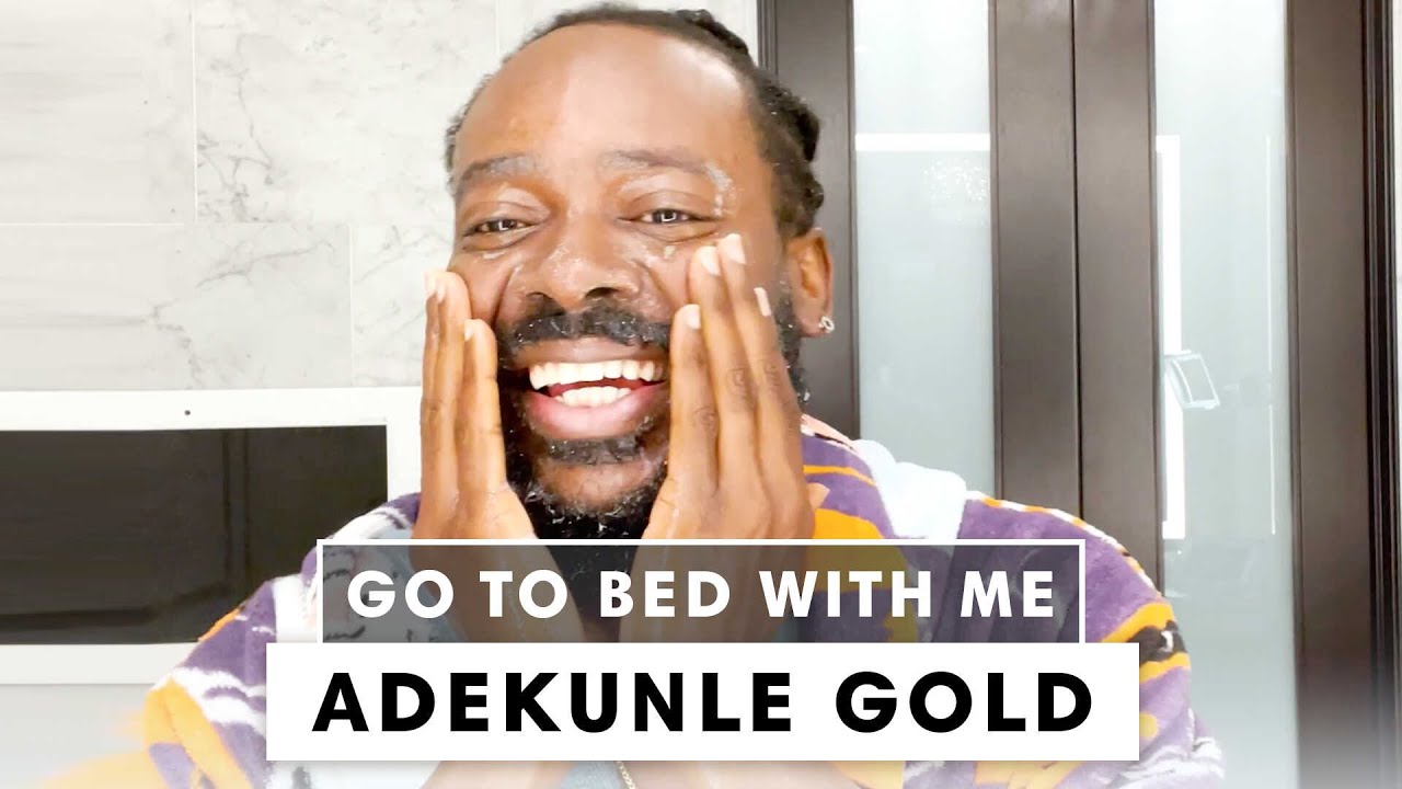 The Way Adekunle Gold Cares For His Skin Is Perfection | Go To Bed With Me | Harper's BAZAAR