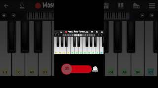 Manike Thank God Song | Easy Mobile Perfect Piano Tutorial | Hindi Music | Walkband App #shorts
