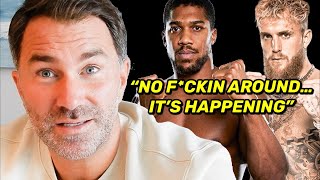 Download Lagu Eddie Hearn CONFIRMS Anthony Joshua vs Jake Paul “NO F*CKIN AROUND” DETAILS; gives Ward BAD NEWS MP3 Download Lagu Eddie Hearn CONFIRMS Anthony Joshua vs Jake Paul “NO F*CKIN AROUND” DETAILS; gives Ward BAD NEWS MP3