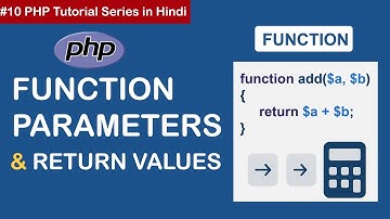 Function Parameters & Return Values in PHP