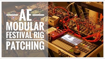 AE Modular "Festival Rack" Explained : Drums, ARP Sequences & Mixing / Tangible Waves / Wonkystuff