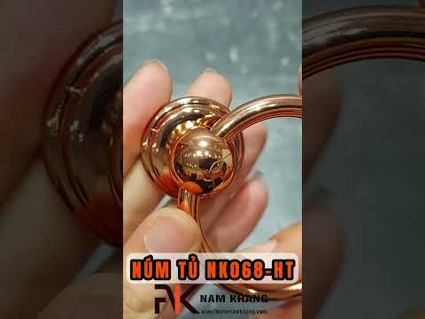 Núm Cửa Tủ Màu Hồng Bóng NK068-HT
