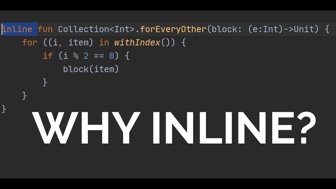 Kotlin Inline / Crossinline / Noinline Functions