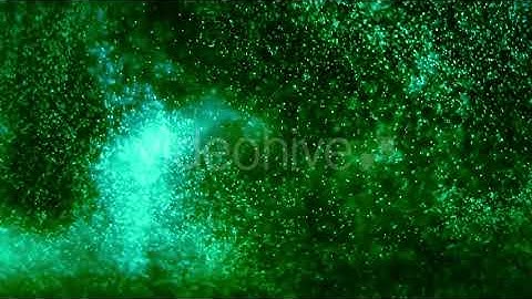 Cinematic Green Particles | Motion Graphics - Envato elements
