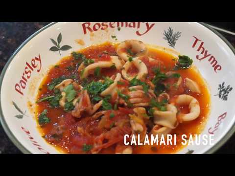 Captain Perry's homestyle Cooking Ep 7- Calamari Sauce