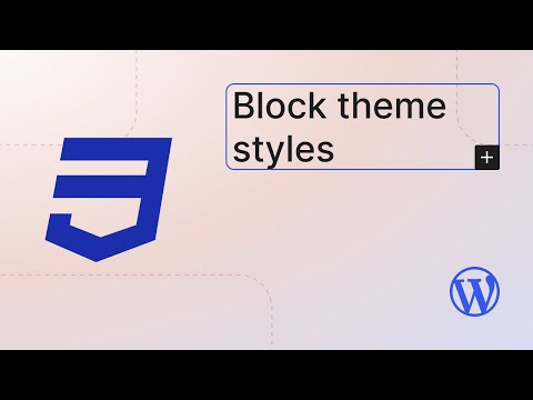 Global settings and styles – Styles overview