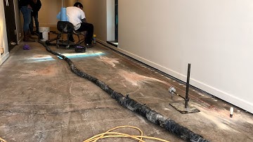 Time Lapse  - Polyurethane Foam Injection Slab Lift in 4K (Nortex)