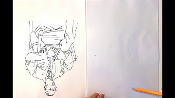 Upside down drawing! Pablo Picasso