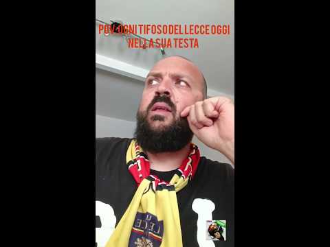 Video pov:ogni tifoso del Lecce oggi,nella sua testa.