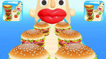 Sandwich Runner,Lipstick Runner,Acne Runner 🧟‍♀️😈All Levels Gameplay Android,ios #gameplay #tiktok