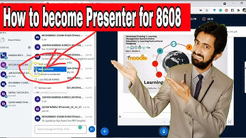 How to allow microphone webcam and upload presentation during online presentation of 8608