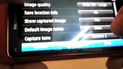 Introducing Symbian^3: The Camera UI on the Nokia N8