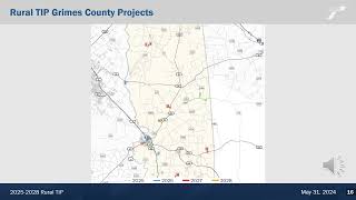 2025 – 2028 Rural Transportation Improvement Program (Rural TIP) - prerecorded video presentation