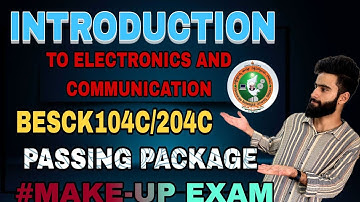 BESCK104C/204C Vtu Important Questions| Make-up Exams