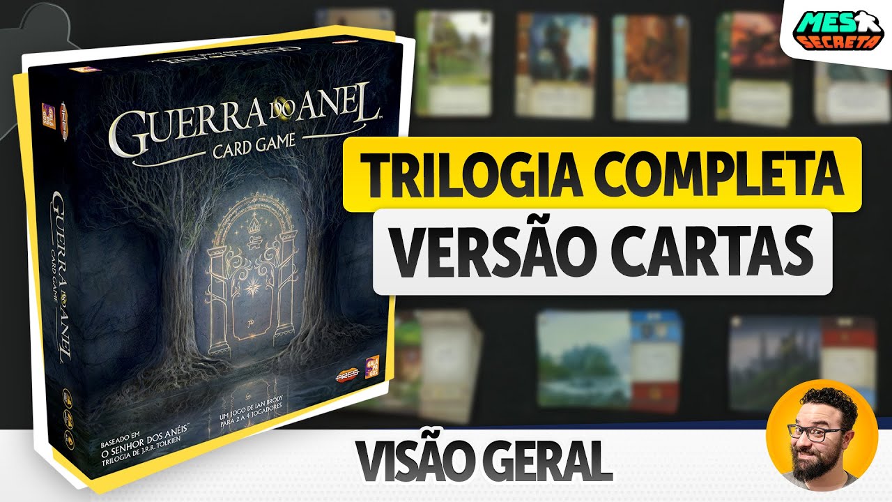 Guerra do Anel Card Game Jogo de Tabuleiro Galapagos