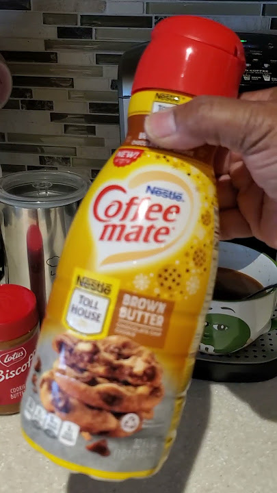 New Toll House Brown Butter Cookie Coffee Creamer from Coffee Mate