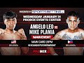 Live on proboxtv angelo leo vs mike plania