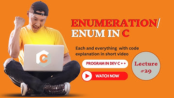 Enumerator in C Programming | enum in C Programming | C Enumerations | enum data type in C Language