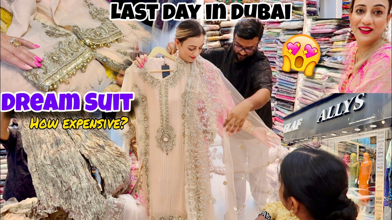 ❗️LAST DAY IN DUBAI 😱 I Found My Pakistani Dream Suit Shopping 🔥 in Little India 🇮🇳