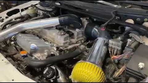 Mitsubishi Evo project intake and exhaust system