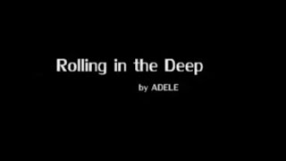 ADELE-ROLLING IN THE DEEP  LYRICS