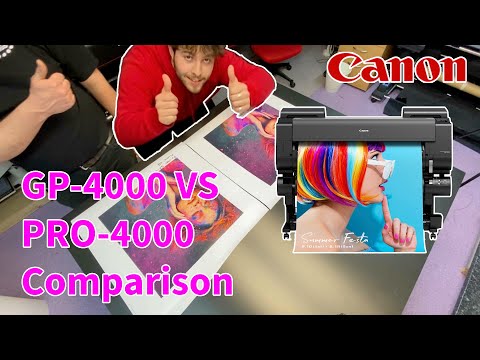 New Canon GP Fluro Ink v Photographic Printer