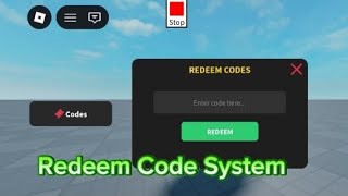 How to make a Redeem Code System in Studio Lite 