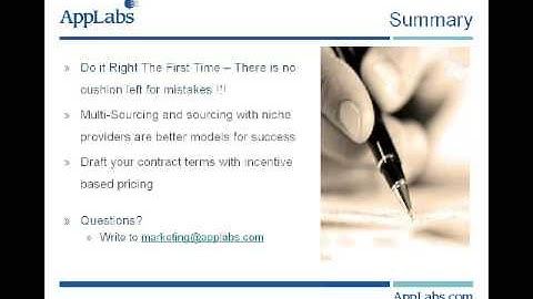 Choosing an Offshore QA & Testing Provider (Part 5) - AppLabs