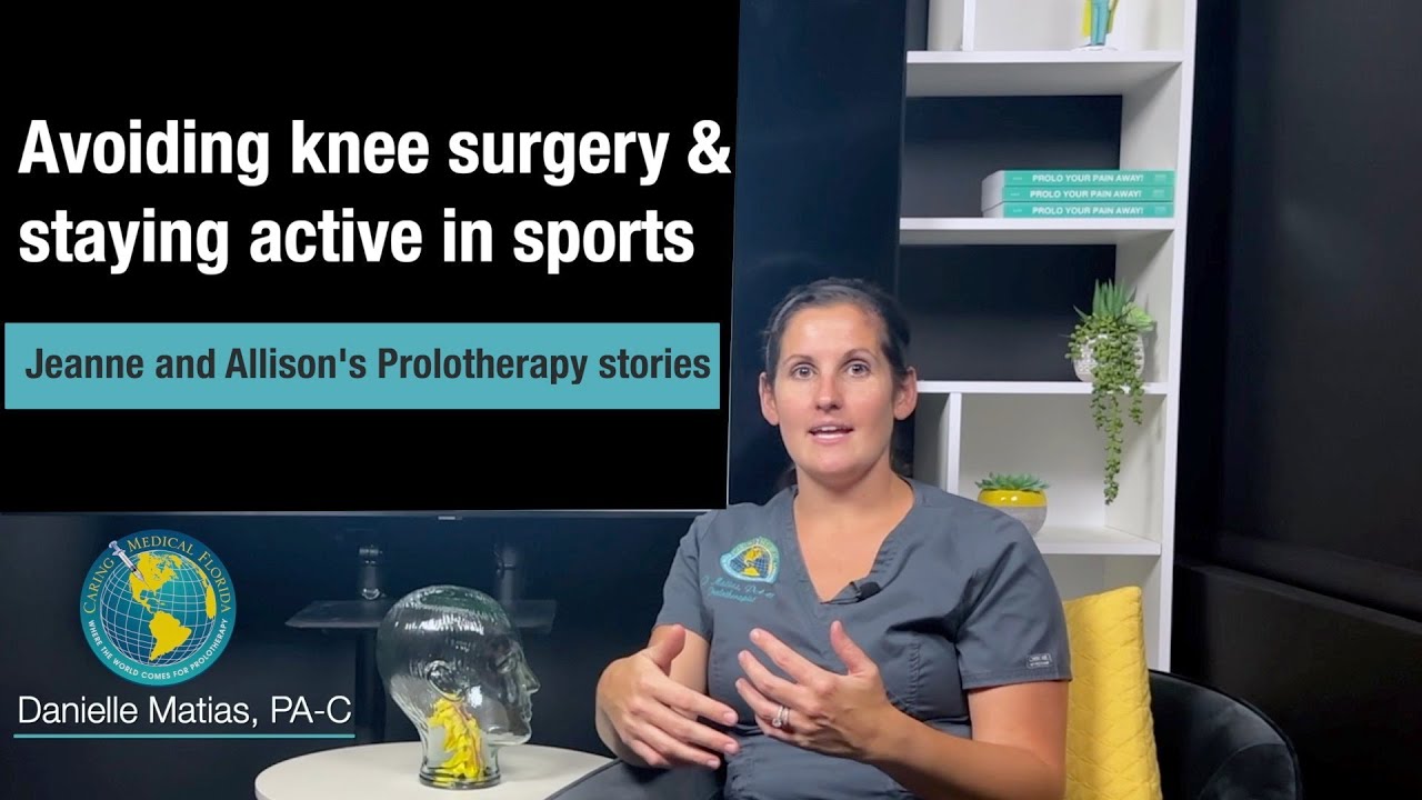 Prolotherapy for athletes with knee injuries who want to stay