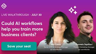 How to use AI workflows to deliver client training at scale