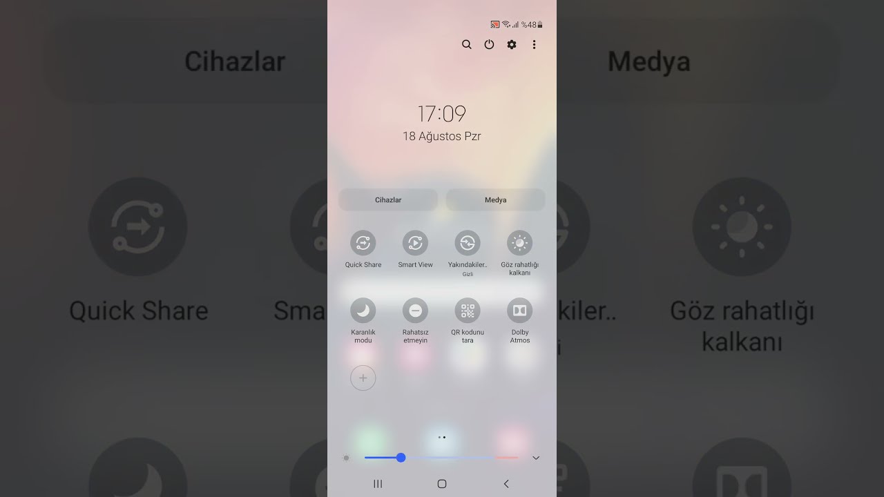 Samsung Hızlı Ayarlar Menüsüne Düğme Ekleme | Çıkarma #ayarlar