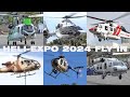 Full HAI Heli-Expo 2024 Helicopters Fly In Arrivals