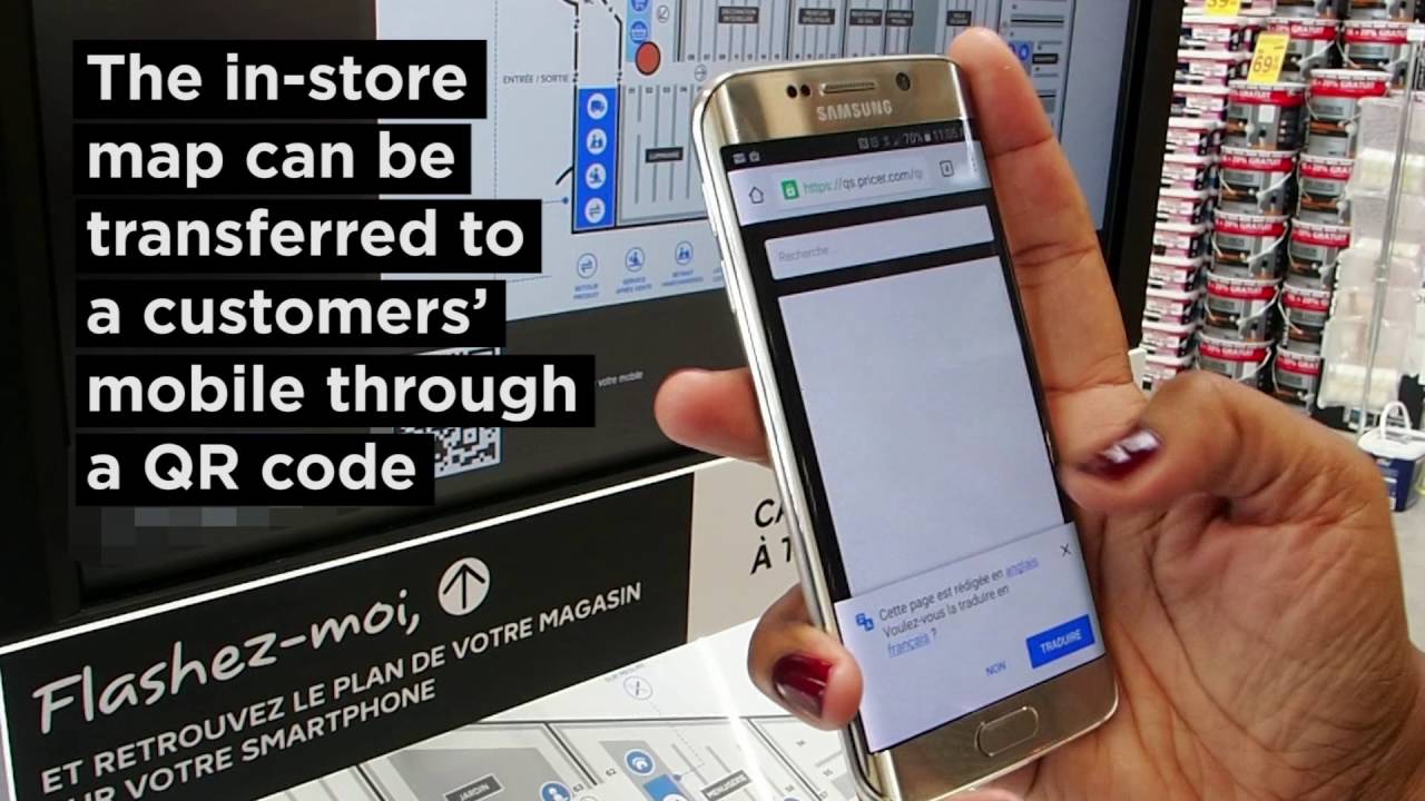 The Quicksearch kiosk by Pricer: in-store shopper guidance