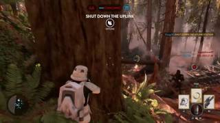 STAR WARS BATTLEFRONT gameplay (massive explosion kill)