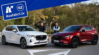 Duell der dicken DIESEL! 2023 Mazda CX-60 (3.3 Liter, 254 PS) gegen Mazda CX-5 (2.2 Liter, 184 PS)