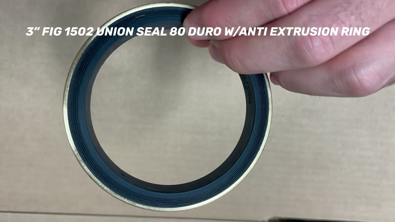 Metric Piston w/Anti-Extrusion Ring Unloaded U Cups