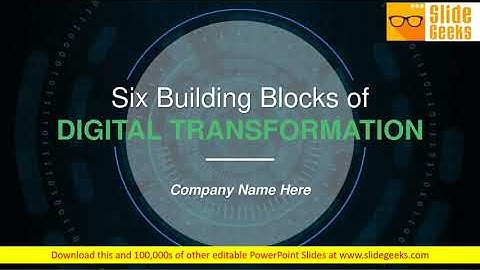 Six Building Blocks Of Digital Transformation Ppt Powerpoint Presentation Complete Deck With Slides
