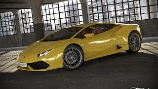 3D Model Lamborghini Huracan LP 610-4 garage at 3DExport.com